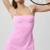 Vestito aerodinamico Airbrush - Rosa cuore caramella/Bianco