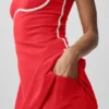 Vestito aerodinamico Airbrush - Rosso brillante/Bianco