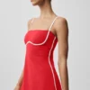 Vestito aerodinamico Airbrush - Rosso brillante/Bianco