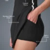 Vestito Airbrush dalla linea slanciata - Nero/Bianco