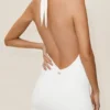 Vestito con scollo all’americana Summer Soiree - Bianco