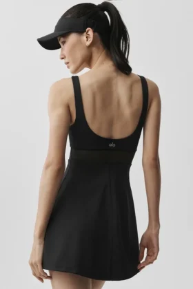 Vestito da tennis Airlift Double Trouble – Nero
