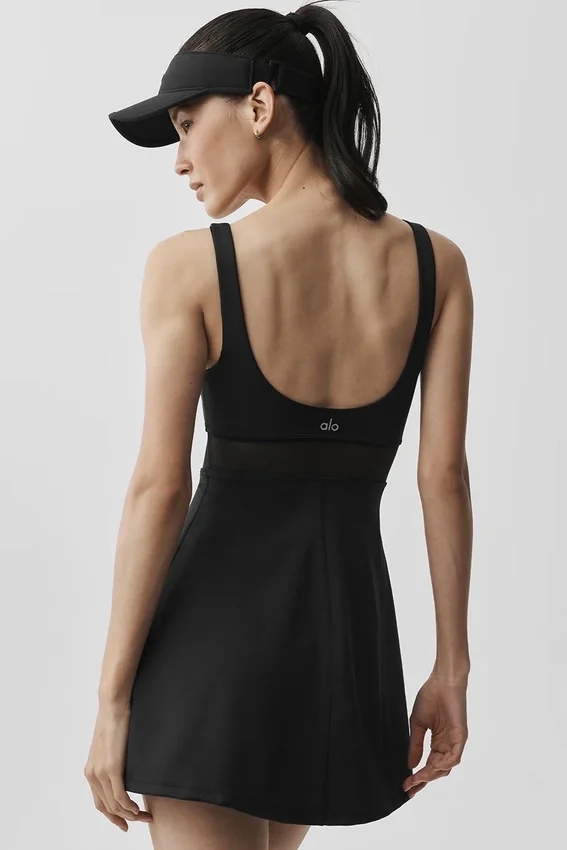 Vestito da tennis Airlift Double Trouble - Nero