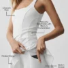 Vestito da tennis Alo Softsculpt Topspin - Bianco