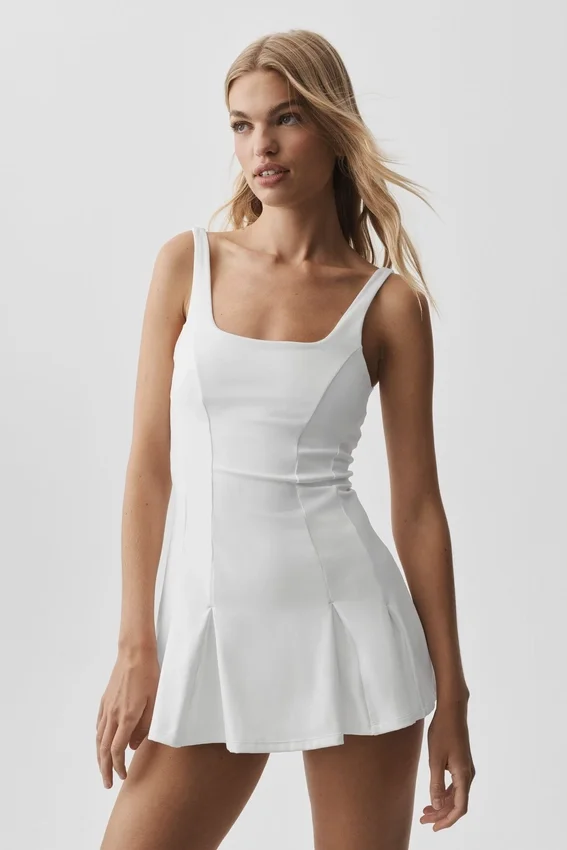 Vestito da tennis Alo Softsculpt Topspin - Bianco