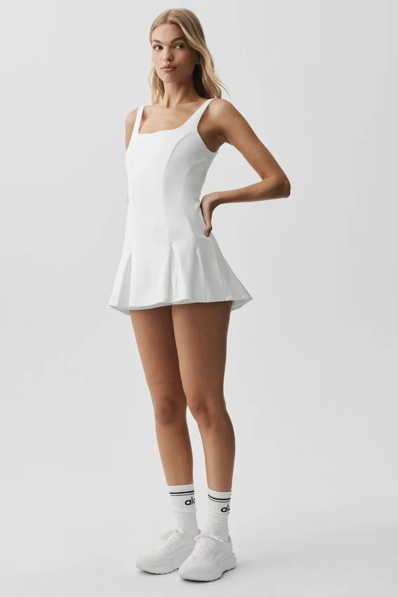 Vestito da tennis Alo Softsculpt Topspin - Bianco