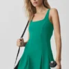 Vestito da tennis Alo Softsculpt Topspin - Emerald Isle