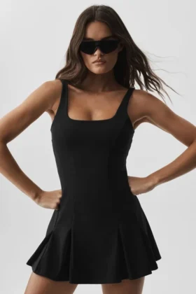 Vestito da tennis Alo Softsculpt Topspin - Nero