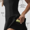 Vestito da tennis Alo Softsculpt Topspin - Nero