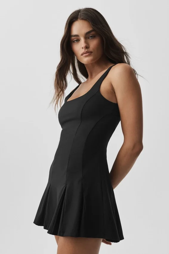 Vestito da tennis Alo Softsculpt Topspin - Nero