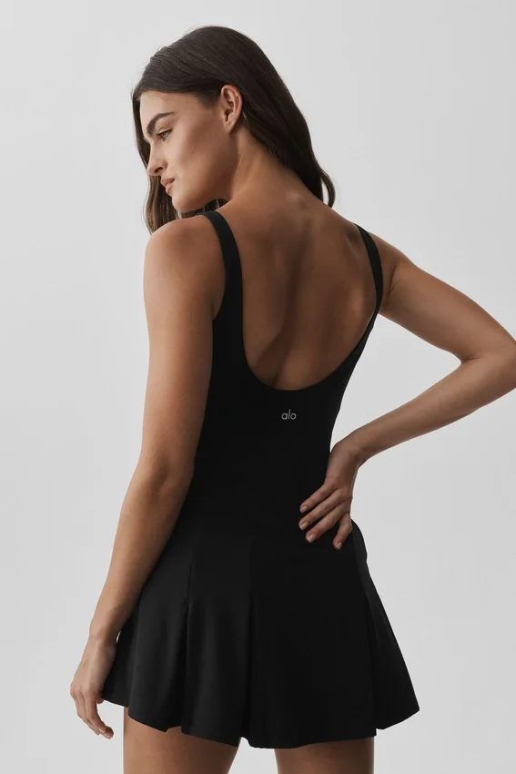 Vestito da tennis Alo Softsculpt Topspin - Nero