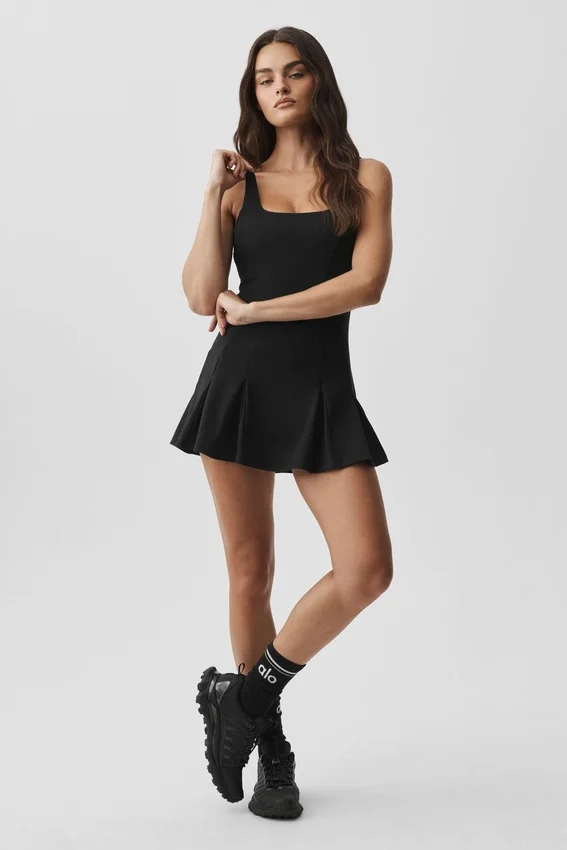 Vestito da tennis Alo Softsculpt Topspin - Nero