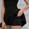 Vestito da tennis Alosoft Break Point - Nero