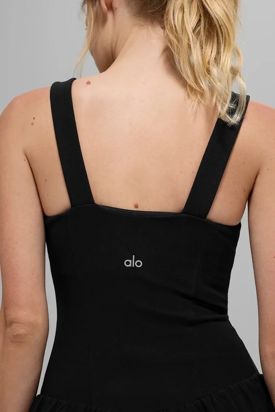 Vestito da tennis Alosoft Break Point - Nero