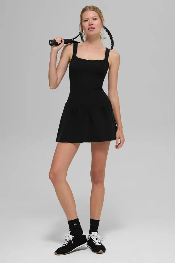Vestito da tennis Alosoft Break Point - Nero