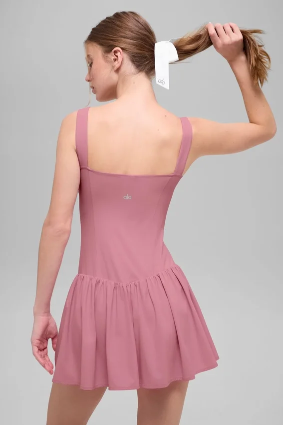 Vestito da tennis Alosoft Break Point - Rosa selvatico
