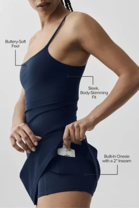 Vestito da tennis Alosoft Encore – Blu navy