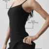 Vestito da tennis Alosoft Encore - Nero