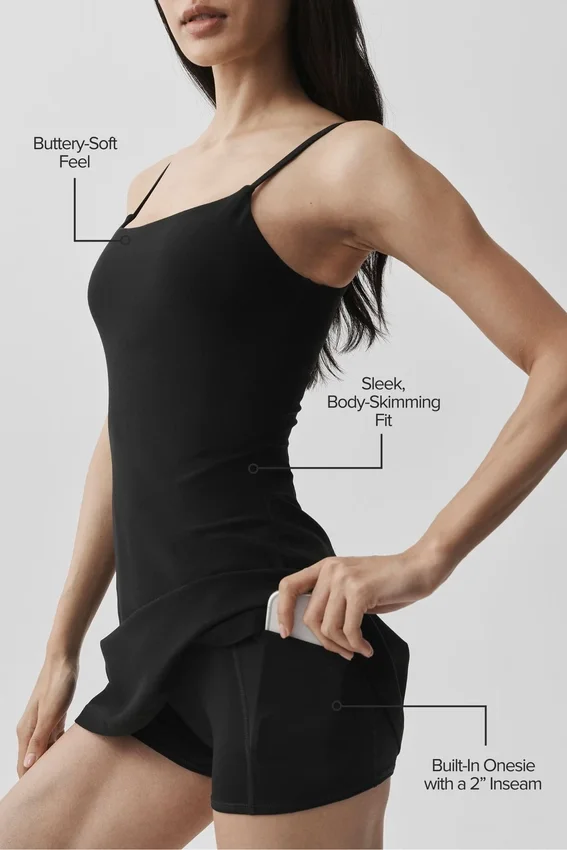 Vestito da tennis Alosoft Encore - Nero