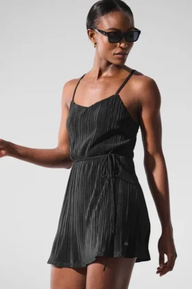Vestito da tennis “Micro Plisse Game On” - Nero
