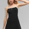 Vestito Highline in maglia a coste - Nero/Bianco
