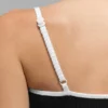 Vestito Highline in maglia a coste - Nero/Bianco