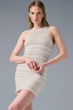 Vestito in maglia Sport Play - Avorio/Alabastro