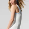 Vestito in maglia stile maglione Tennis Club - Bianco/Blu conchiglia